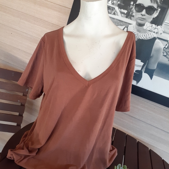 a new day Tops - A New Day Brown Top Size XXL